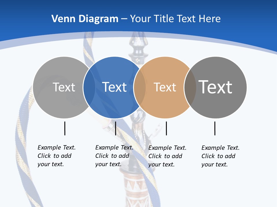 A Hookah With A Rope On Top Of It PowerPoint Template
