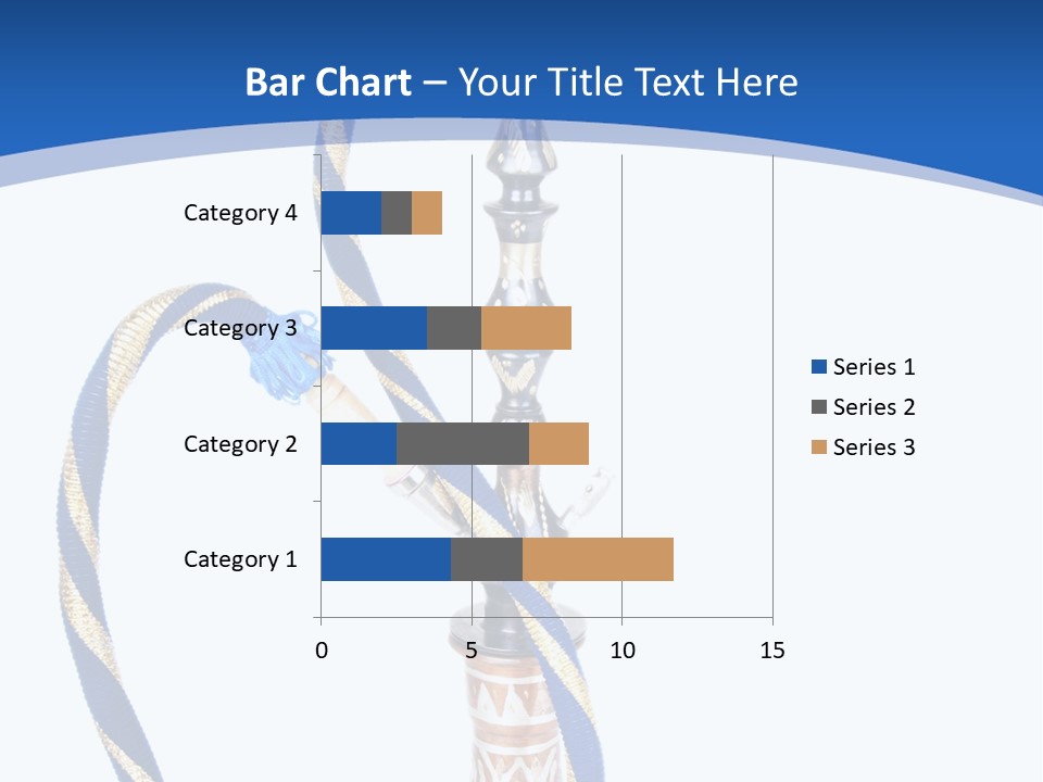 A Hookah With A Rope On Top Of It PowerPoint Template