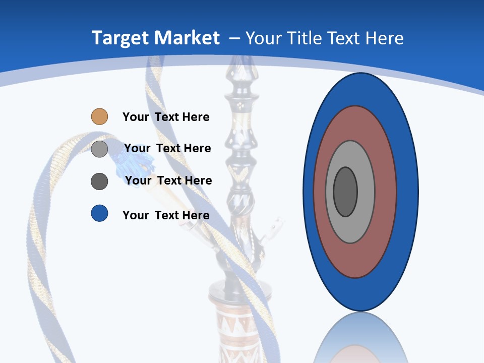 A Hookah With A Rope On Top Of It PowerPoint Template