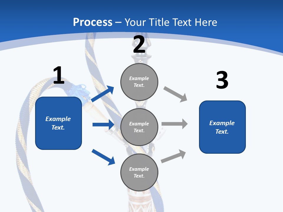A Hookah With A Rope On Top Of It PowerPoint Template