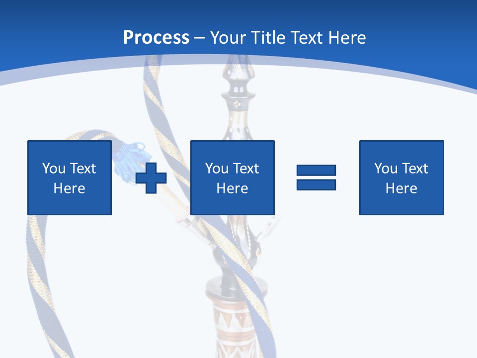 A Hookah With A Rope On Top Of It PowerPoint Template
