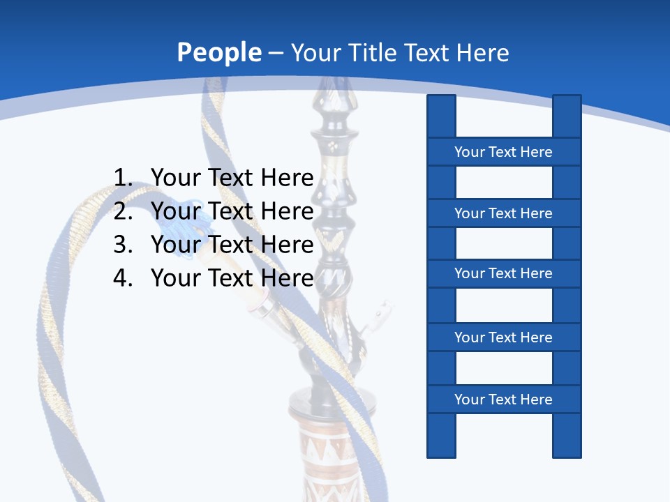 A Hookah With A Rope On Top Of It PowerPoint Template