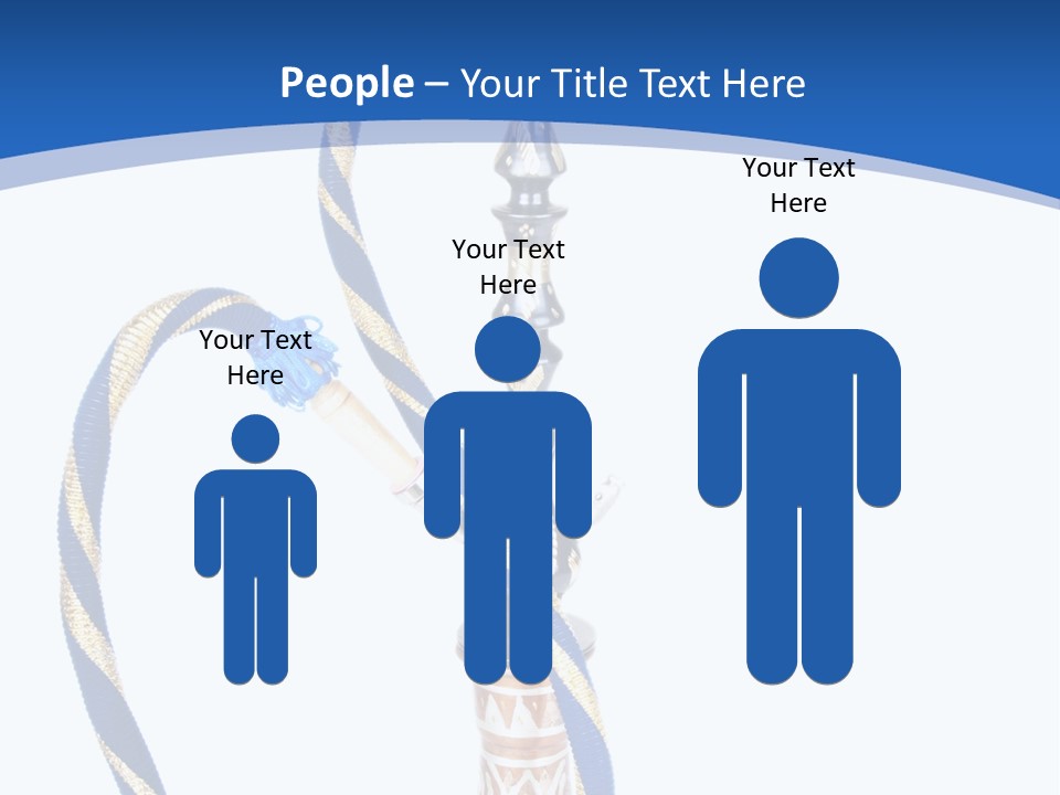 A Hookah With A Rope On Top Of It PowerPoint Template