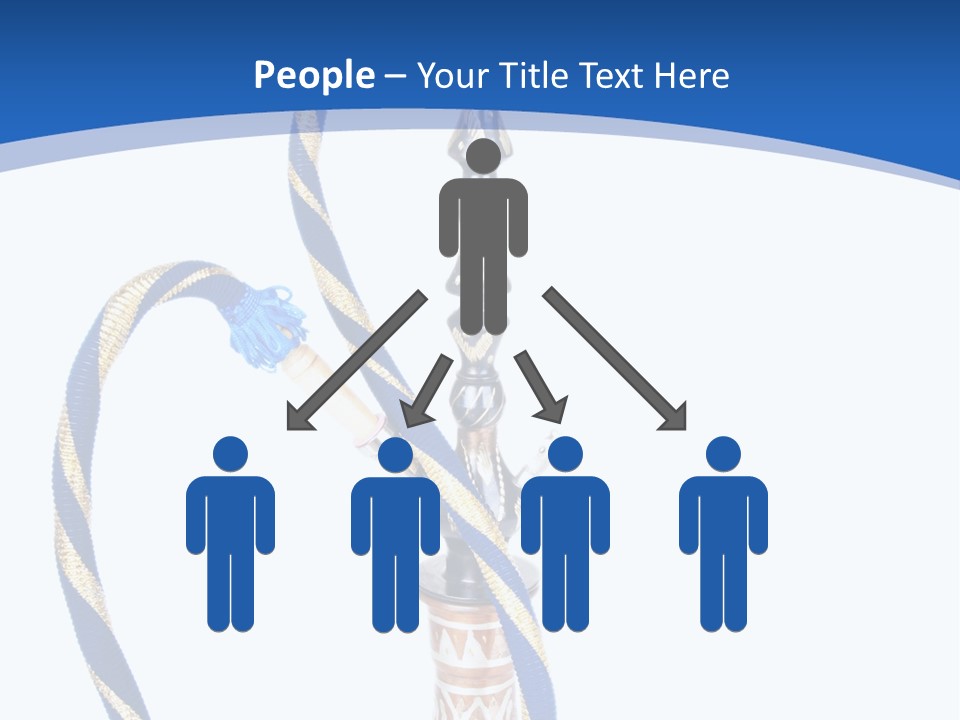 A Hookah With A Rope On Top Of It PowerPoint Template