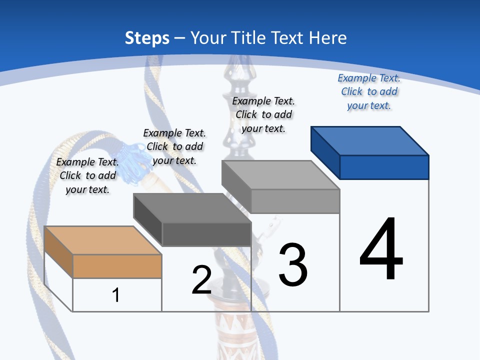 A Hookah With A Rope On Top Of It PowerPoint Template