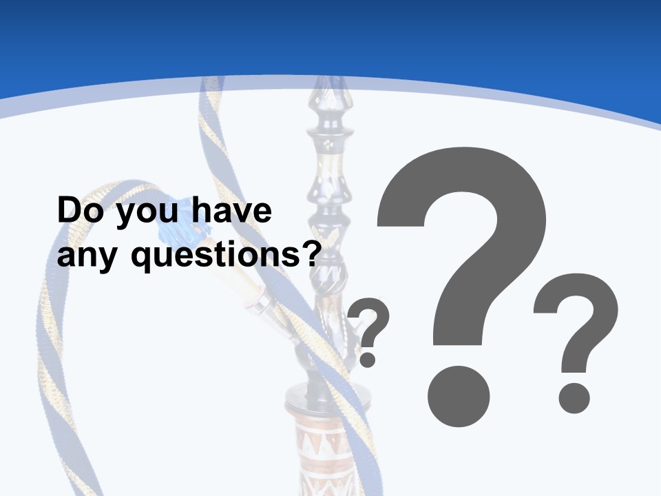 A Hookah With A Rope On Top Of It PowerPoint Template