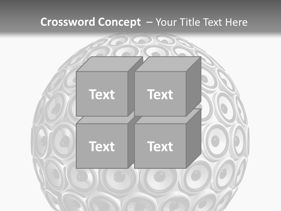 Volume Concept Soundsystem PowerPoint Template