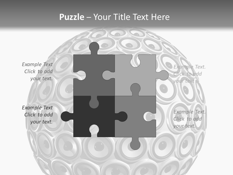 Volume Concept Soundsystem PowerPoint Template