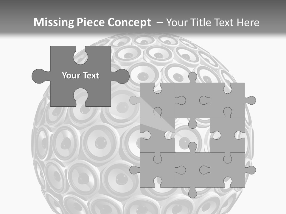 Volume Concept Soundsystem PowerPoint Template