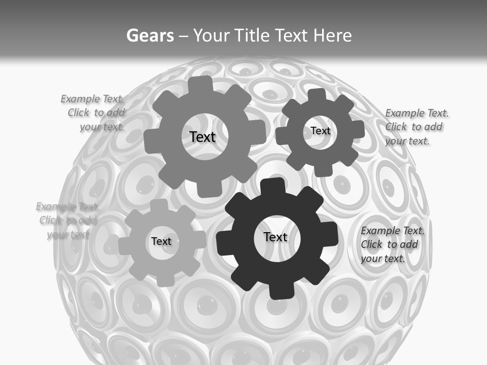 Volume Concept Soundsystem PowerPoint Template