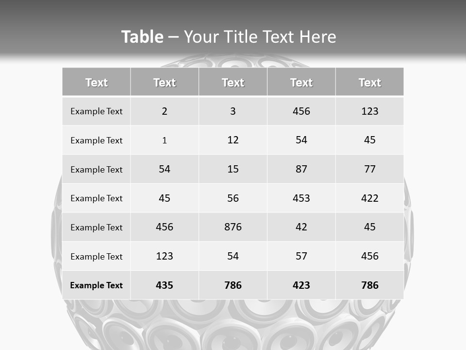 Volume Concept Soundsystem PowerPoint Template
