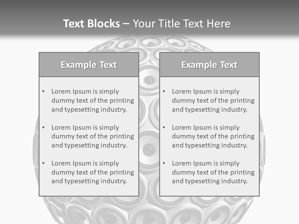 Volume Concept Soundsystem PowerPoint Template