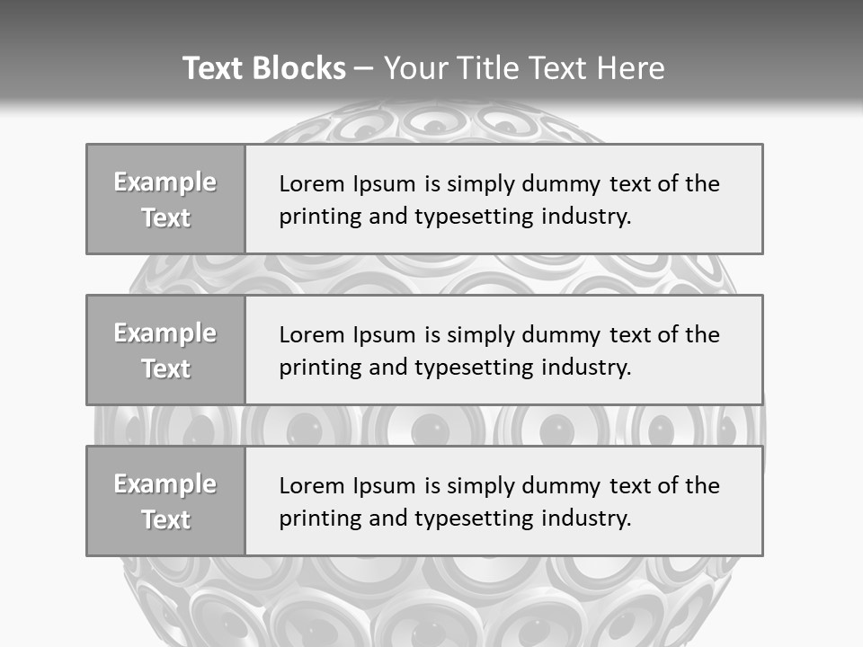 Volume Concept Soundsystem PowerPoint Template