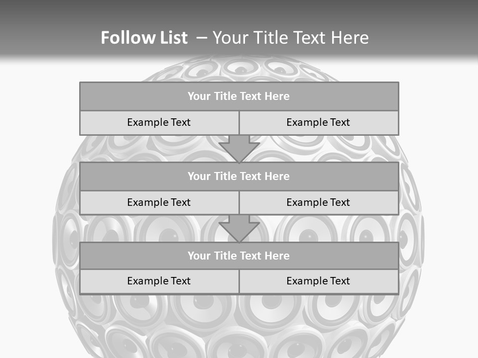 Volume Concept Soundsystem PowerPoint Template