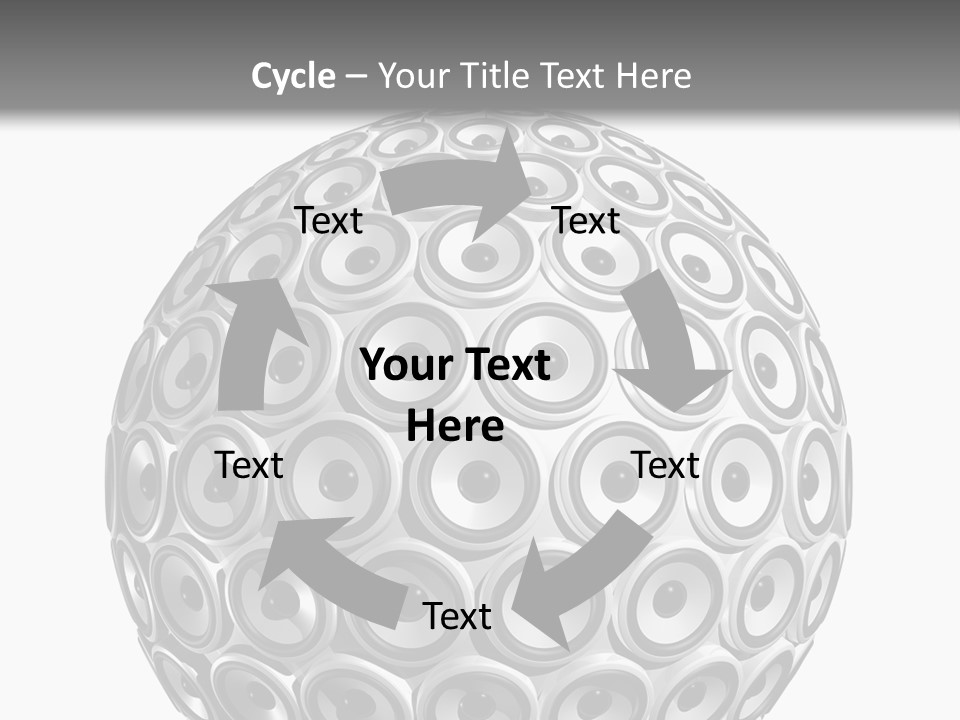 Volume Concept Soundsystem PowerPoint Template