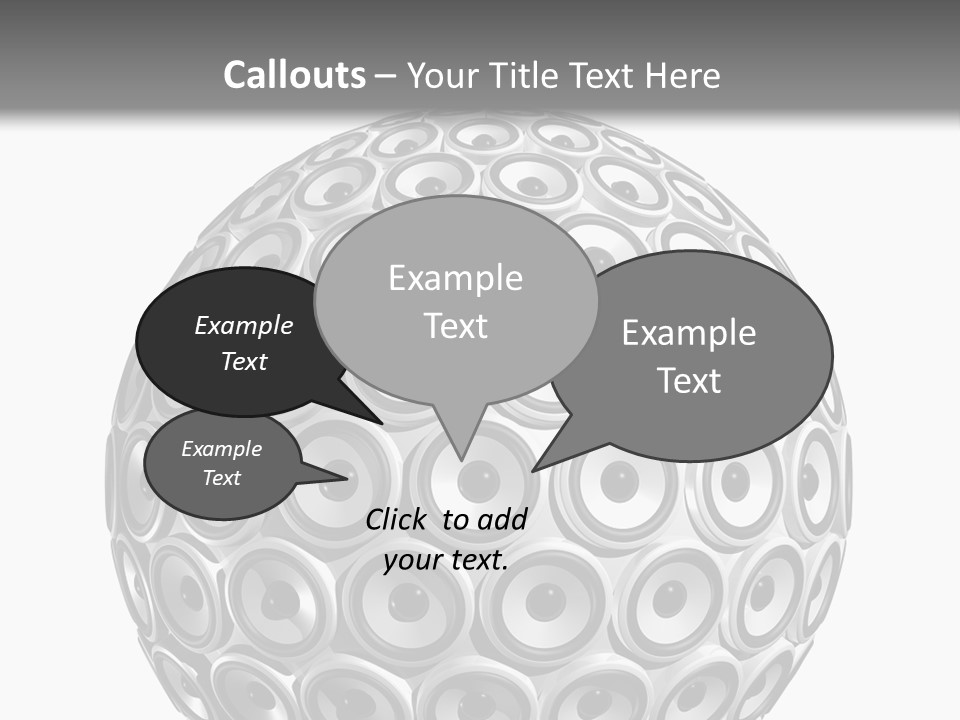Volume Concept Soundsystem PowerPoint Template