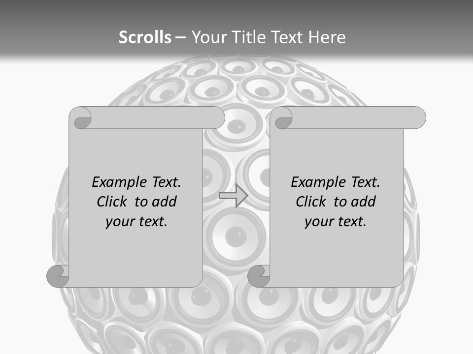 Volume Concept Soundsystem PowerPoint Template