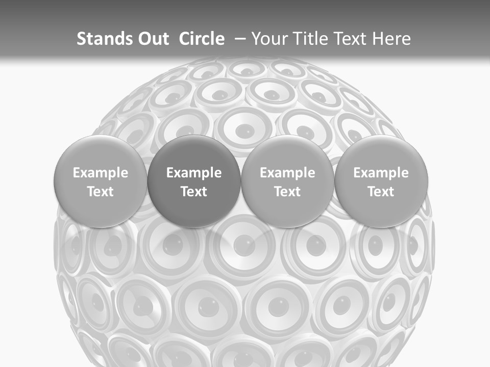 Volume Concept Soundsystem PowerPoint Template