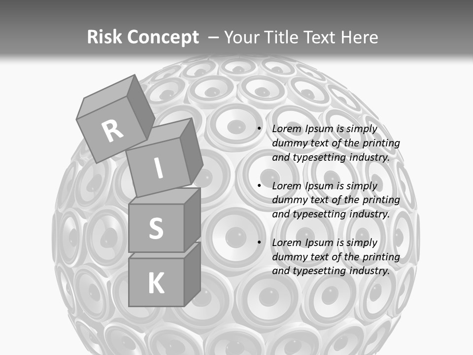 Volume Concept Soundsystem PowerPoint Template