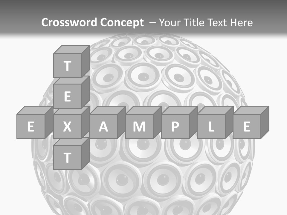 Volume Concept Soundsystem PowerPoint Template