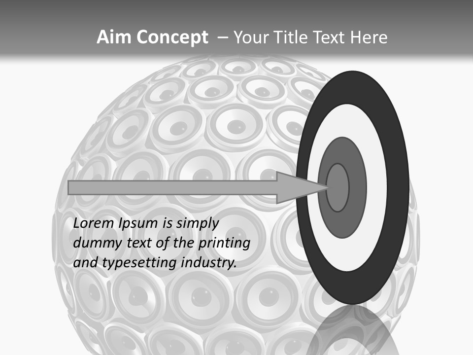 Volume Concept Soundsystem PowerPoint Template