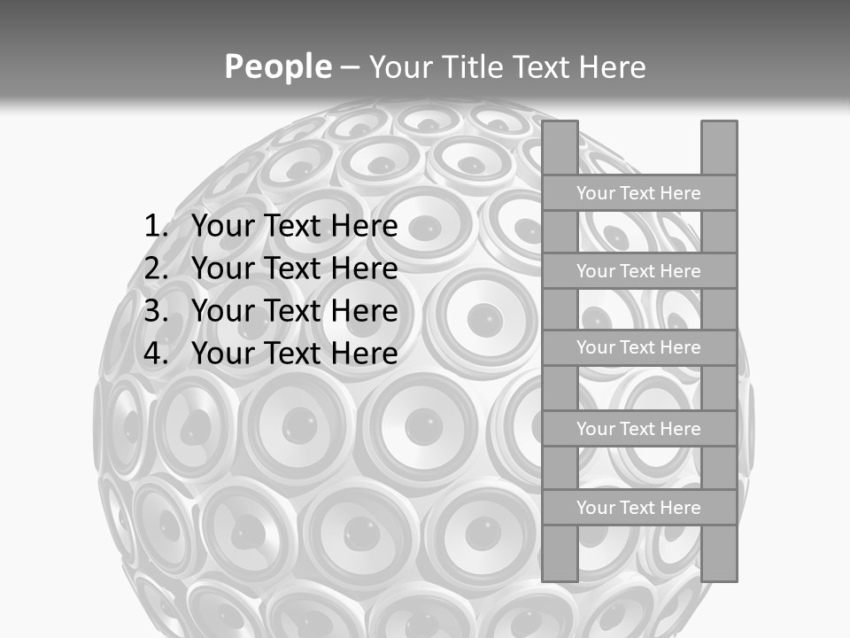 Volume Concept Soundsystem PowerPoint Template