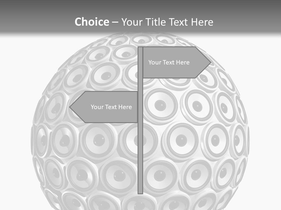 Volume Concept Soundsystem PowerPoint Template