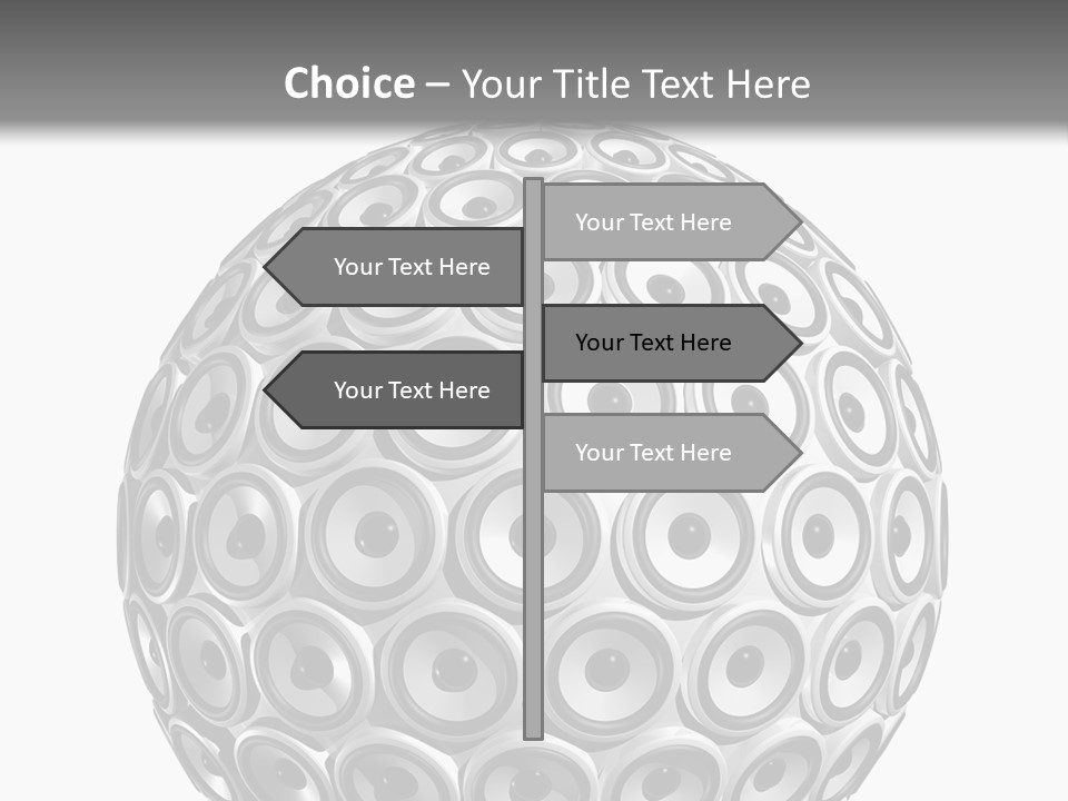Volume Concept Soundsystem PowerPoint Template