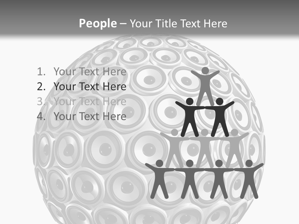 Volume Concept Soundsystem PowerPoint Template