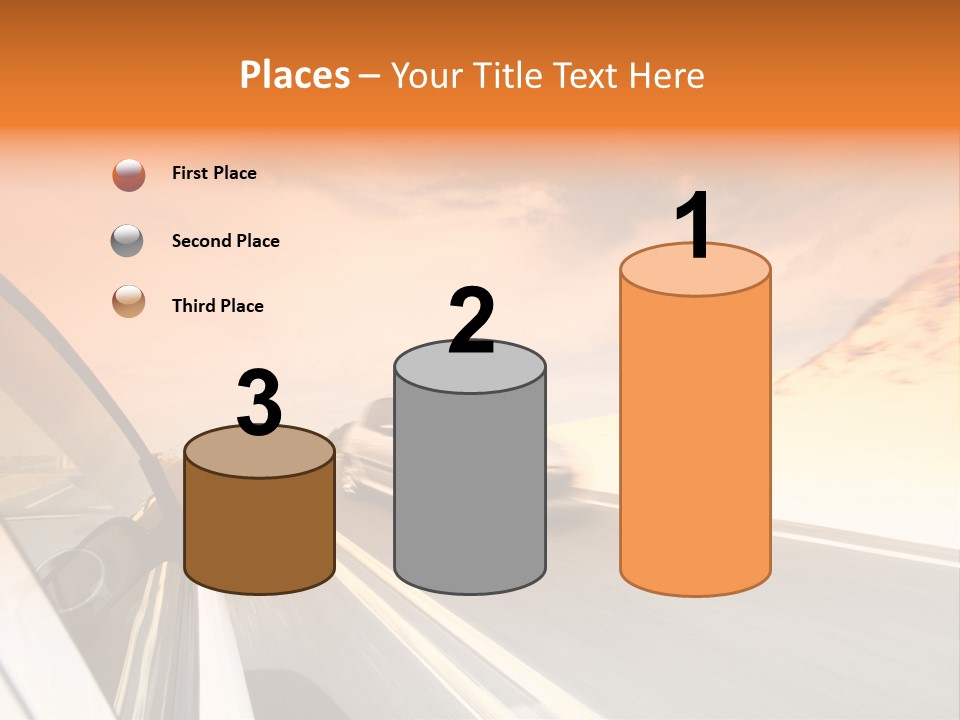 Highway Vacation Nature PowerPoint Template