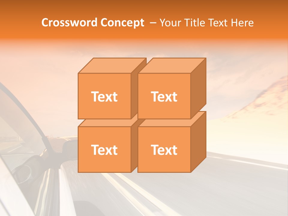 Highway Vacation Nature PowerPoint Template