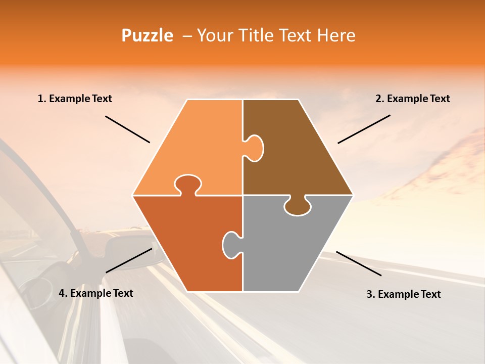 Highway Vacation Nature PowerPoint Template