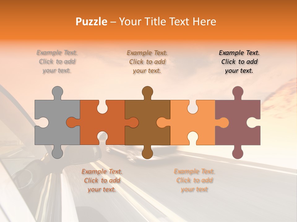 Highway Vacation Nature PowerPoint Template