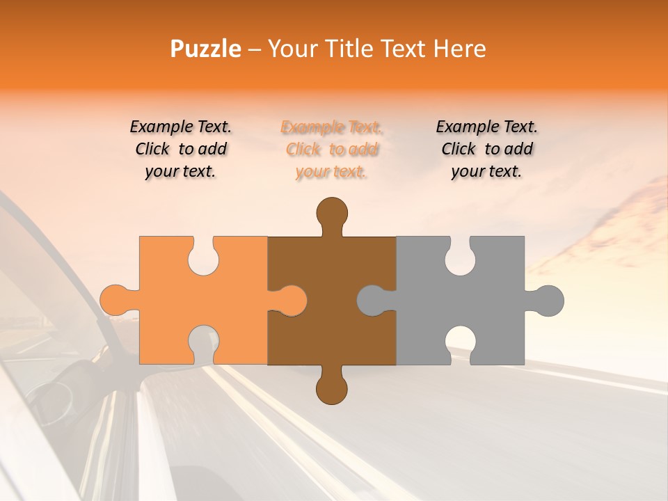 Highway Vacation Nature PowerPoint Template