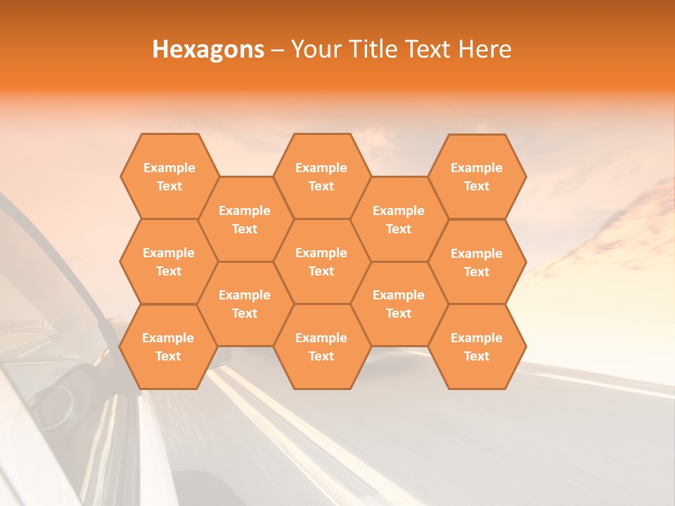 Highway Vacation Nature PowerPoint Template