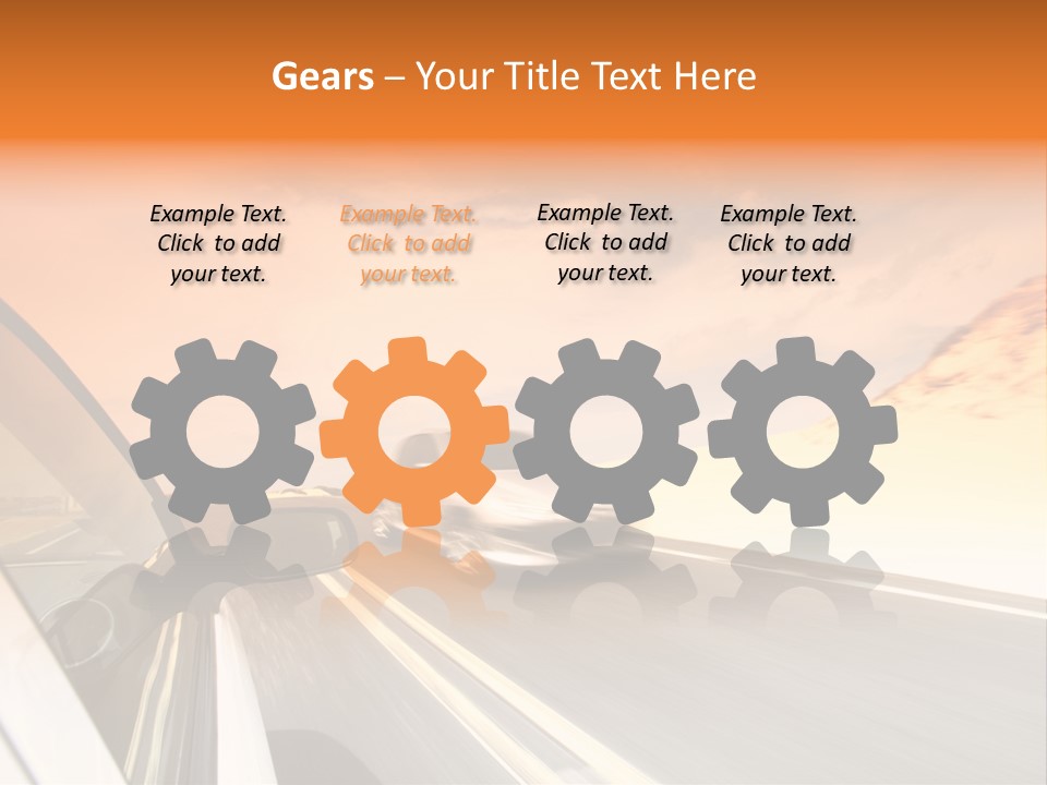 Highway Vacation Nature PowerPoint Template