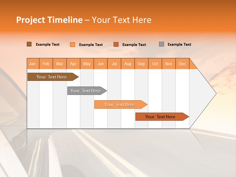 Highway Vacation Nature PowerPoint Template