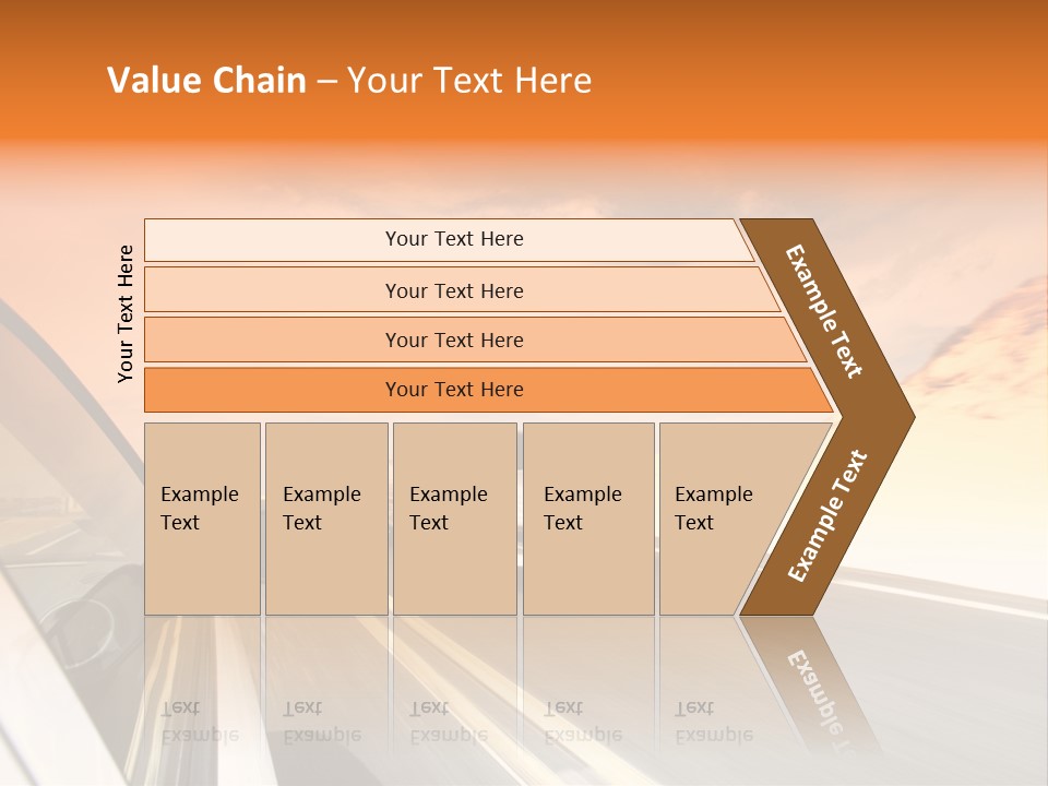 Highway Vacation Nature PowerPoint Template