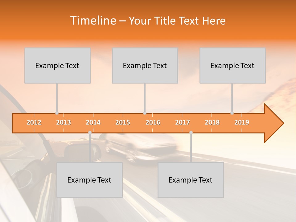 Highway Vacation Nature PowerPoint Template