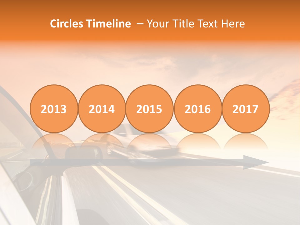 Highway Vacation Nature PowerPoint Template