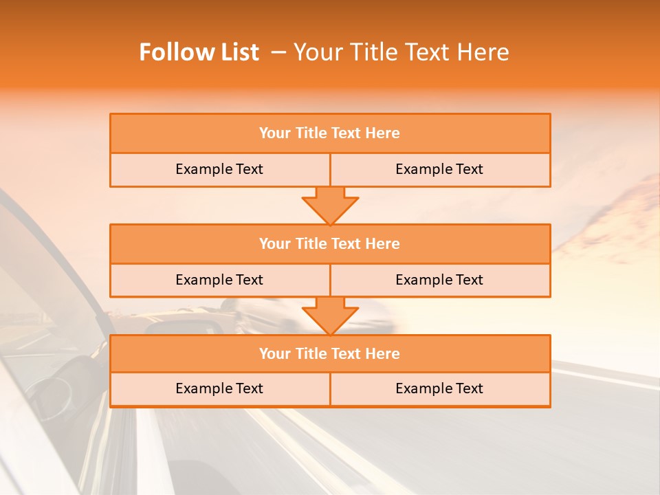Highway Vacation Nature PowerPoint Template