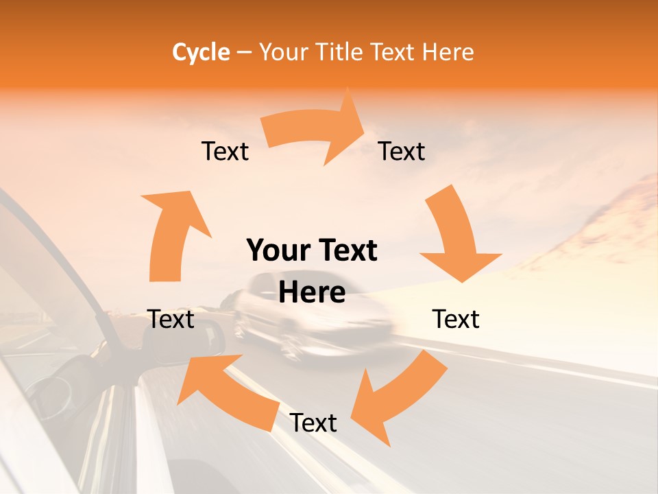 Highway Vacation Nature PowerPoint Template