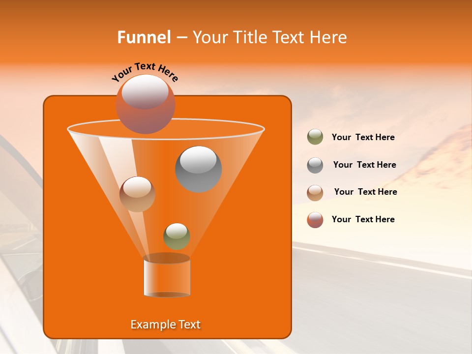 Highway Vacation Nature PowerPoint Template