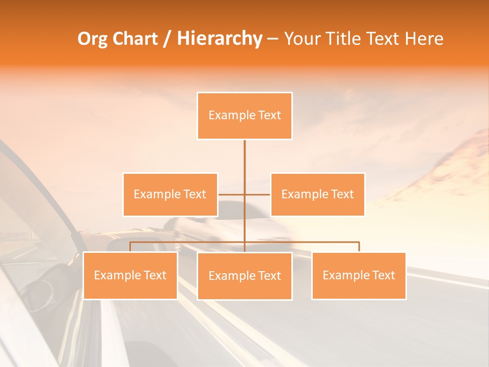 Highway Vacation Nature PowerPoint Template