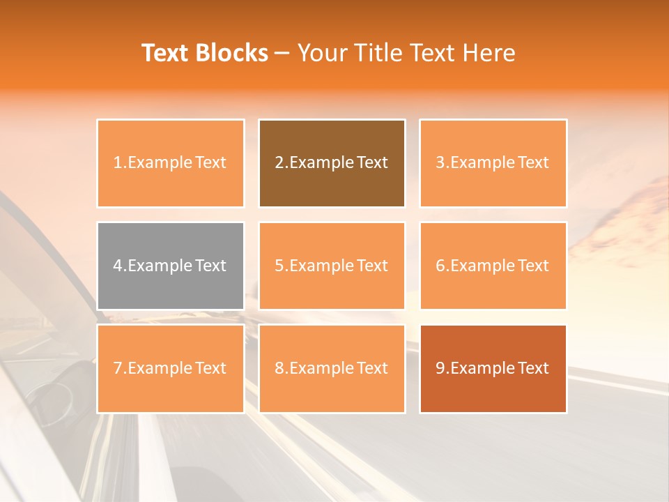 Highway Vacation Nature PowerPoint Template