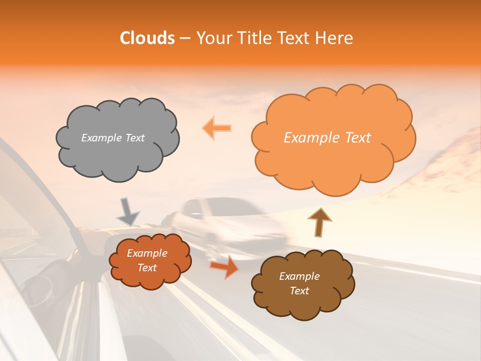 Highway Vacation Nature PowerPoint Template