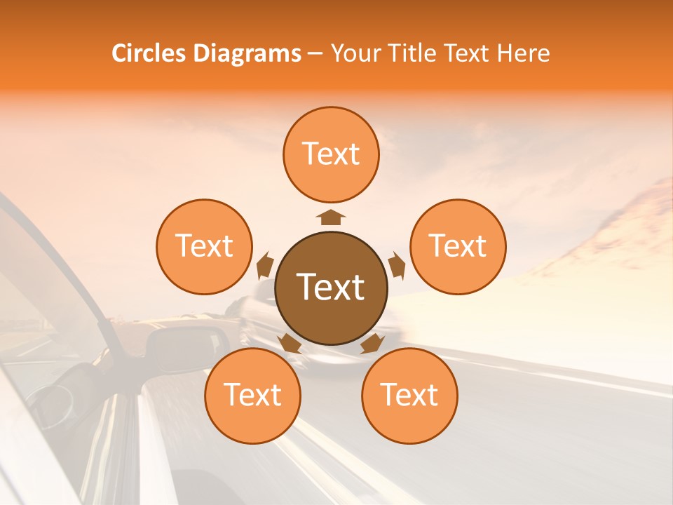 Highway Vacation Nature PowerPoint Template