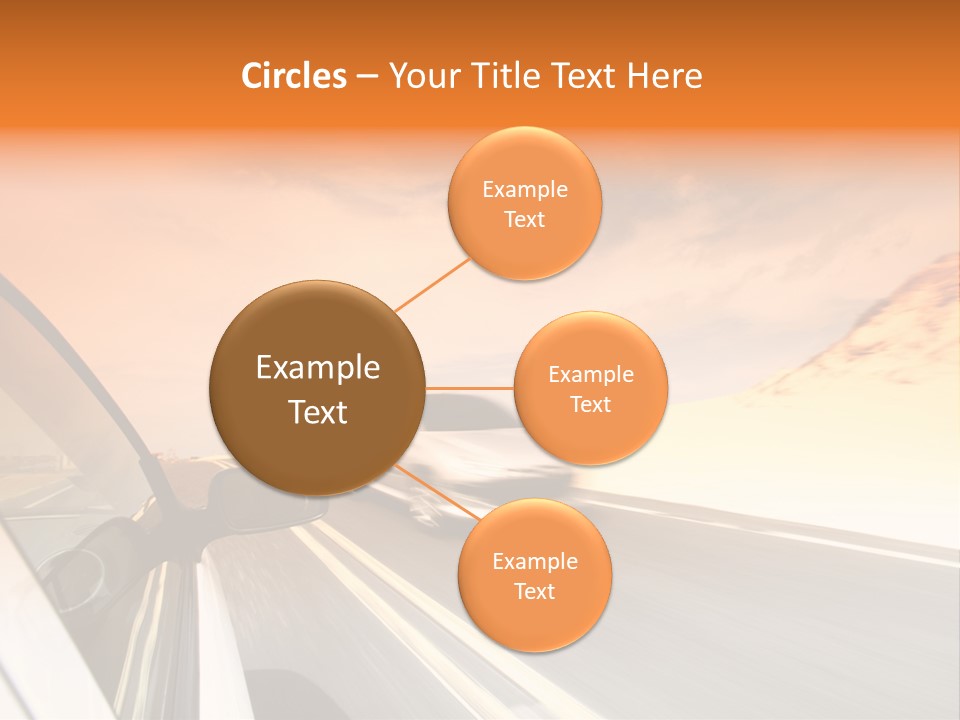 Highway Vacation Nature PowerPoint Template