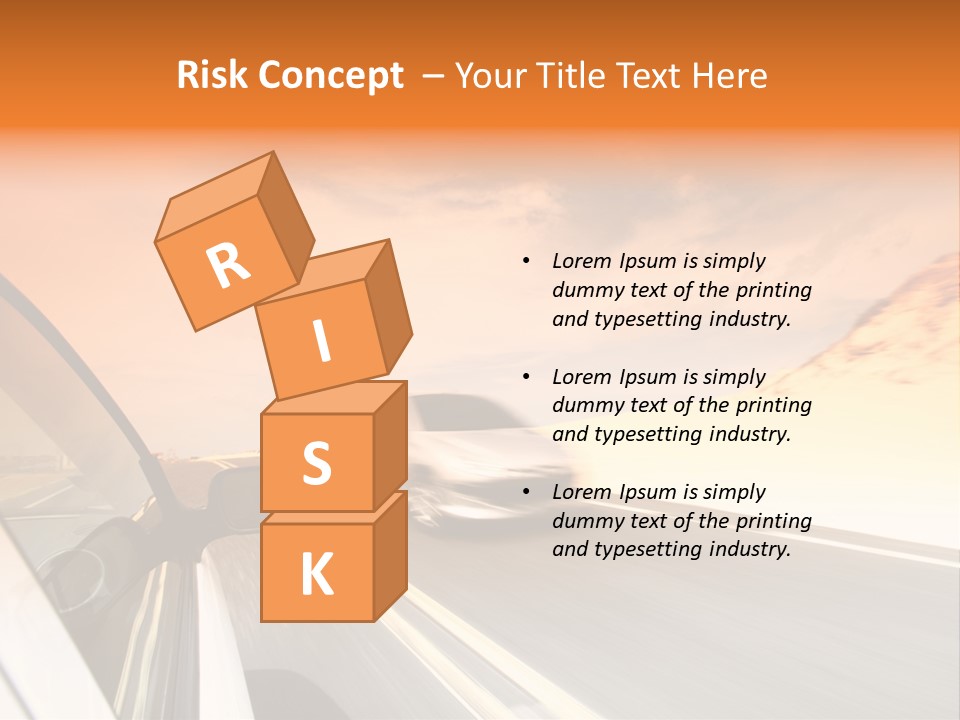 Highway Vacation Nature PowerPoint Template