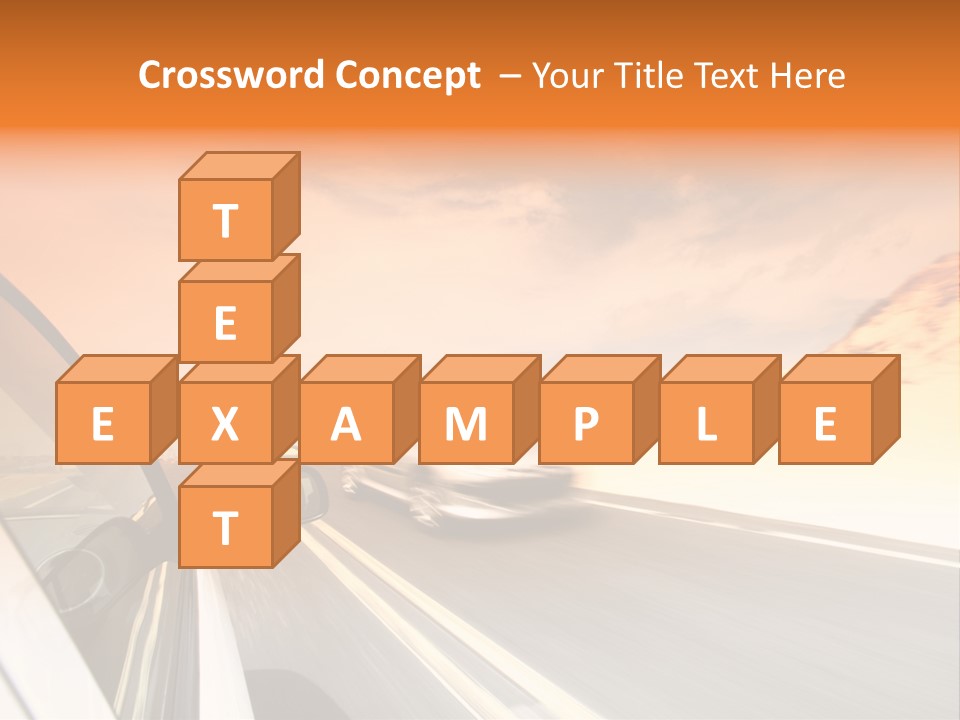 Highway Vacation Nature PowerPoint Template